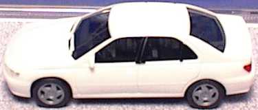 Foto 1:87 Peugeot 406 weiß herpa 022590