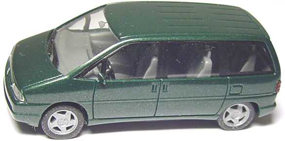 Foto 1:87 Peugeot 806 dunkelgrün-met. herpa 031653