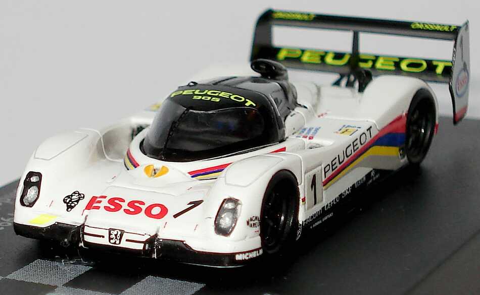 Foto 1:87 Peugeot 905 EVO I 24h von LeMans 1992 Nr.1, Dalmas / Warwick / Blundell (Siegerfahrzeug) Spark 87LM92