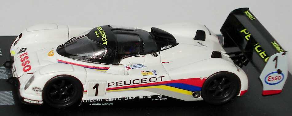 Foto 1:87 Peugeot 905 EVO I 24h von LeMans 1992 Nr.1, Dalmas / Warwick / Blundell (Siegerfahrzeug) Spark 87LM92