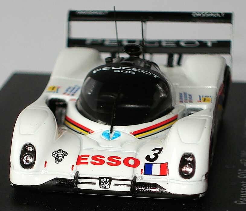Foto 1:87 Peugeot 905 LeMans 1993 Peugeot, Esso Nr.3 Brabham / Bouchut / Helary (Siegerfahrzeug) Spark 87S008