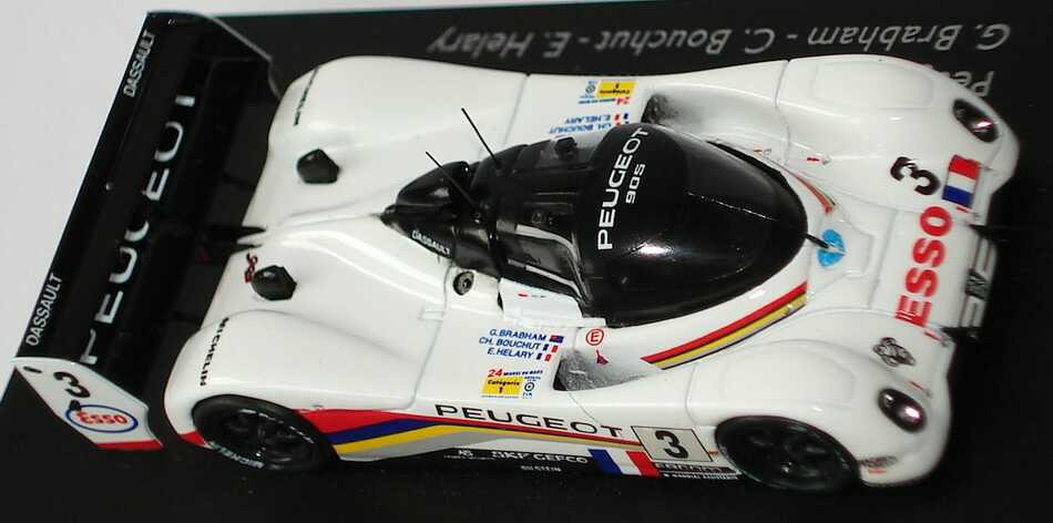 Foto 1:87 Peugeot 905 LeMans 1993 Peugeot, Esso Nr.3 Brabham / Bouchut / Helary (Siegerfahrzeug) Spark 87S008