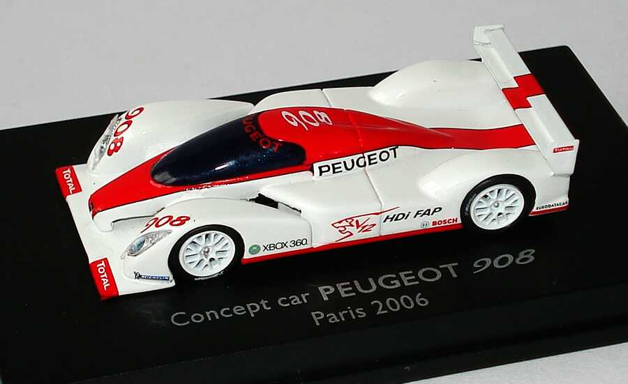 Foto 1:87 Peugeot 908 HDi FAP Concept Car (Pariser Automobilsalon 2006) Spark 87S006