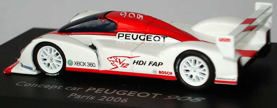 Foto 1:87 Peugeot 908 HDi FAP Concept Car (Pariser Automobilsalon 2006) Spark 87S006
