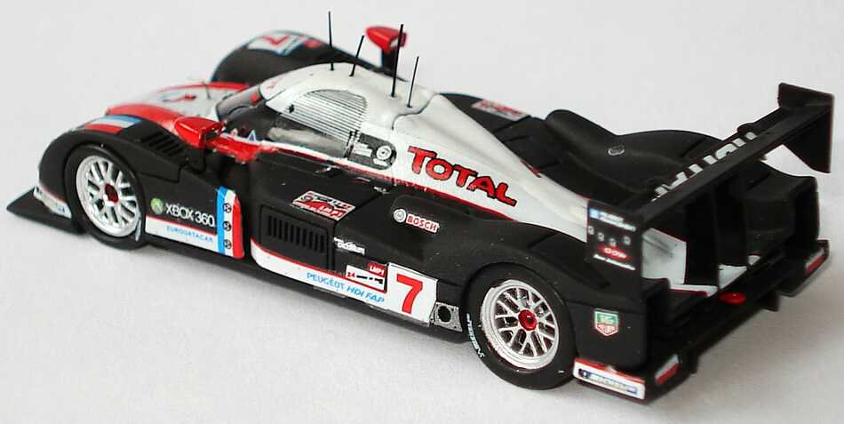 Foto 1:87 Peugeot 908 HDi FAP LeMans 2007 Total Nr.7, Gene / Minassian / Villeneuve Spark 87S012