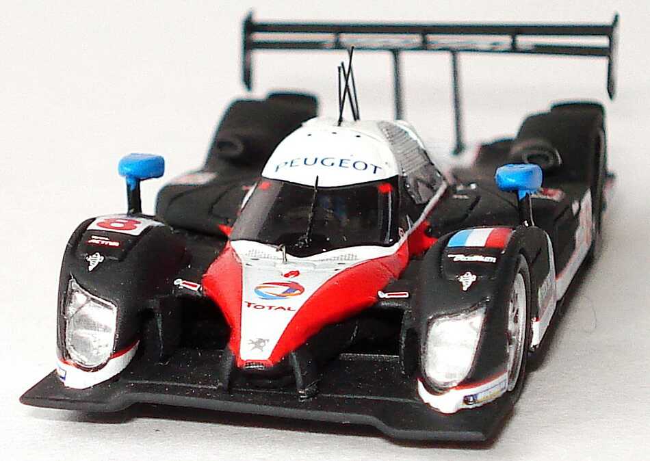 Foto 1:87 Peugeot 908 HDi FAP LeMans 2007 Total Nr.8, Lamy / Sarrazin / Bourdais Spark 87S013