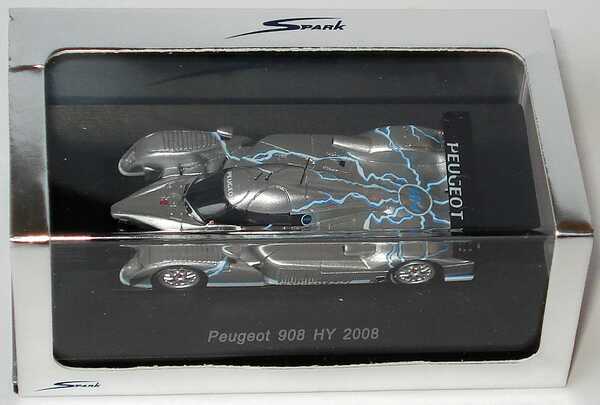 Foto 1:87 Peugeot 908 HY / 908 HDi FAP Hybrid (Präsentation 2008) Spark 87S097