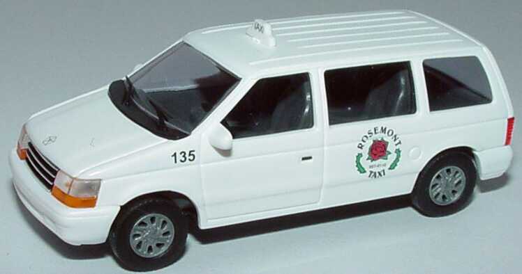 Foto 1:87 Plymouth Voyager Rosemont Taxi Busch 44615