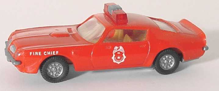 Foto 1:87 Pontiac Firebird 1973 Fire Chief (rote Warnleuchten) Praliné