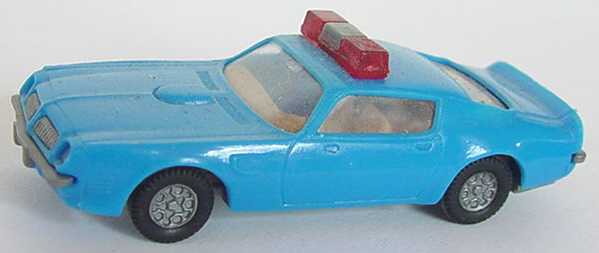 Foto 1:87 Pontiac Firebird 1973 Police blau Praliné