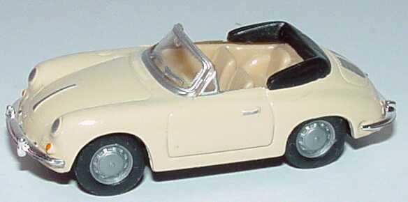 Foto 1:87 Porsche 356 B Cabrio beige herpa 022286/150743