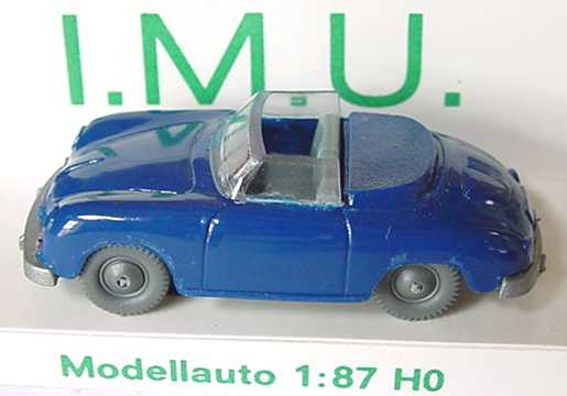 Foto 1:87 Porsche 356 Cabrio capriblau I.M.U. 20016