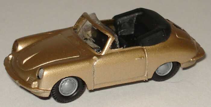 Foto 1:87 Porsche 356 Cabrio gold-met. Praliné