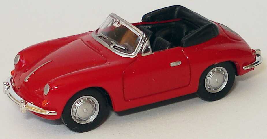 Foto 1:87 Porsche 356 B Cabrio rot herpa 022286