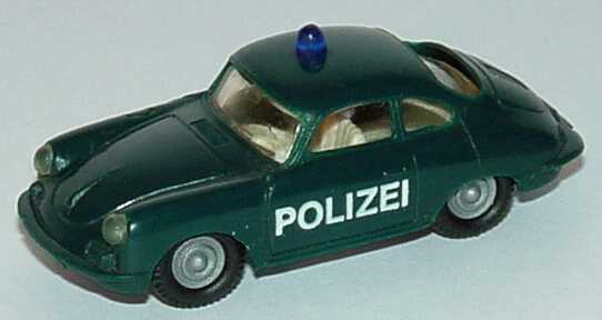 Foto 1:87 Porsche 356 Polizei dunkelgrün Praliné