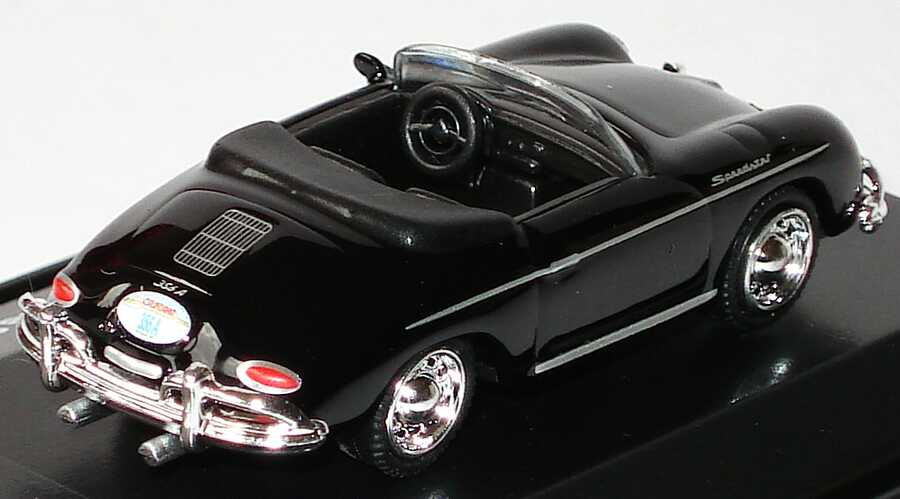 Foto 1:87 Porsche 356 Roadster (1958) schwarz (Reel Rides, Movie: Top Gun) Malibu International 09204