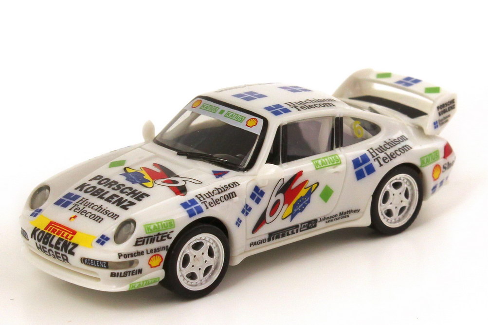 Foto 1:87 Porsche 911 RS Clubsport 993 PSC 1995 PZK Racing Hutchinson Nr.6 Altfried Heger - herpa 036702