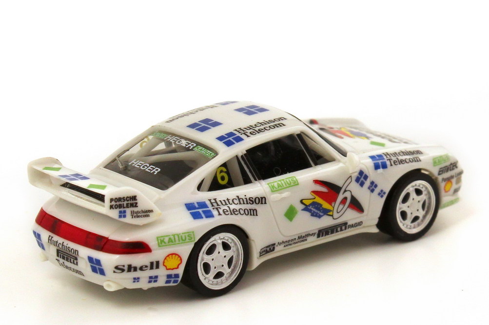 Foto 1:87 Porsche 911 RS Clubsport 993 PSC 1995 PZK Racing Hutchinson Nr.6 Altfried Heger - herpa 036702