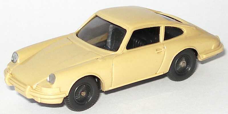 Foto 1:87 Porsche 911 C beige, Scheinwerfer silbern Wiking