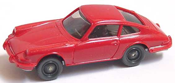 Foto 1:87 Porsche 911 C rot, Felgen unbedruckt, mit Lenkrad Wiking 160