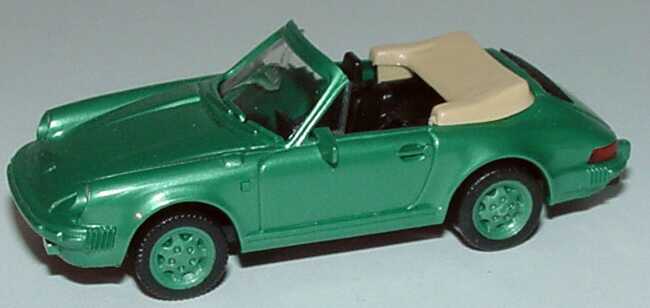 Foto 1:87 Porsche 911 Cabrio grün-met. Wiking 1620114