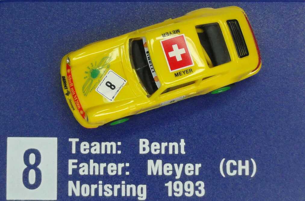 Foto 1:87 Porsche 911 Carrera 2 964 PCC 1993 Norisring - Bernt Motorsport Nr.8 Meyer - euromodell 01209