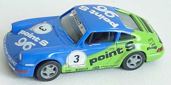 Foto 1:87 Porsche 911 Carrera 2 Cup-Version Point S Nr.3, Mayländer, graue Felgen euromodell