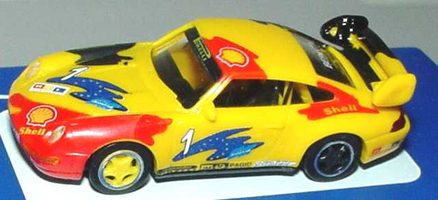 Foto 1:87 Porsche 911 Carrera 2 Cup-Version Porsche Zentrum Koblenz, Kattus Nr.3, Altfried Heger Sieger 1993 euromodell 01211