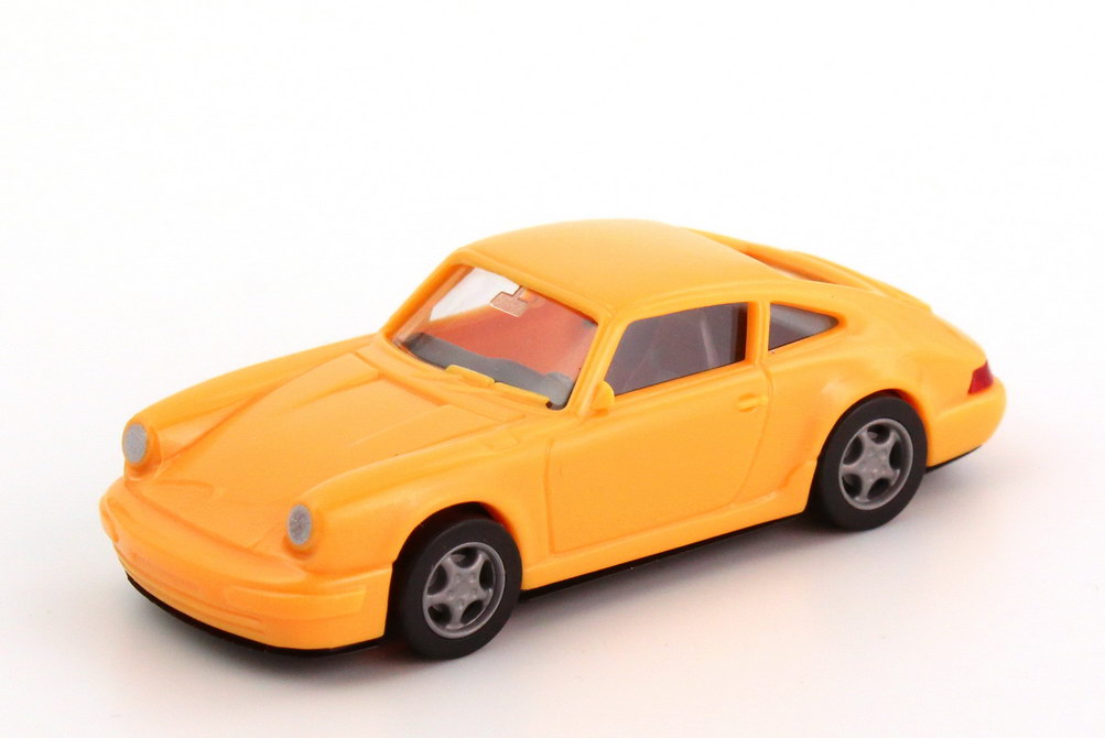 Foto 1:87 Porsche 911 Carrera 2 Cup-Version 964 apricot-orange Spoiler ohne Druck - euromodell