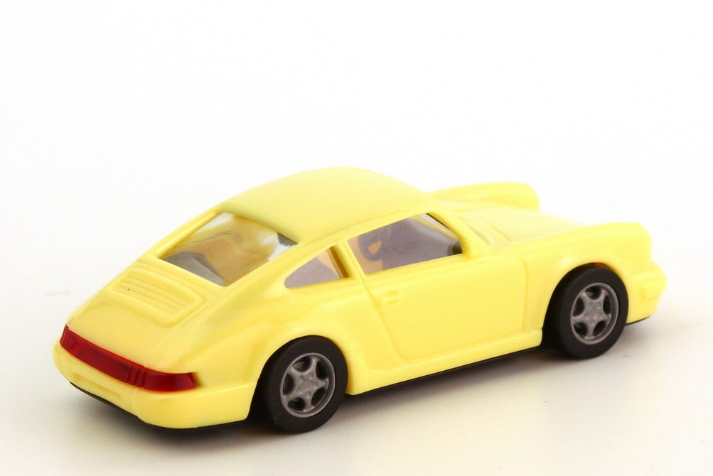 Foto 1:87 Porsche 911 Carrera 2 Cup-Version (964) blaß-gelb, Spoiler ohne Druck euromodell