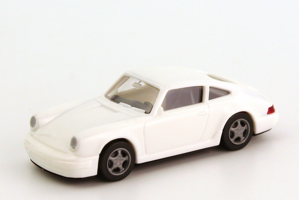 Foto 1:87 Porsche 911 Carrera 2 Cup-Version 964 weiß Spoiler ohne Druck - euromodell