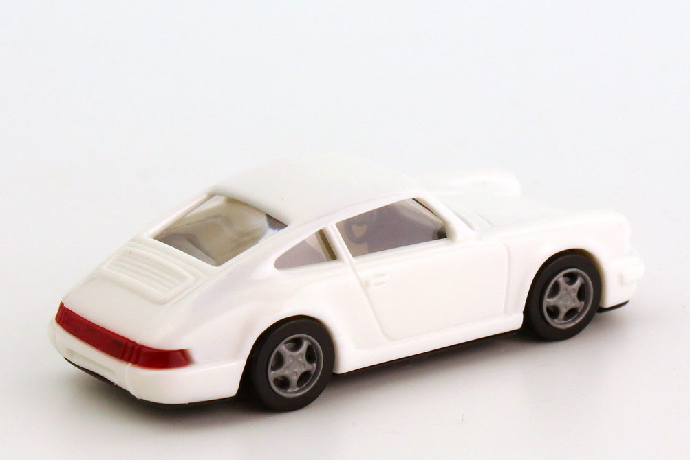 Foto 1:87 Porsche 911 Carrera 2 Cup-Version 964 weiß Spoiler ohne Druck - euromodell