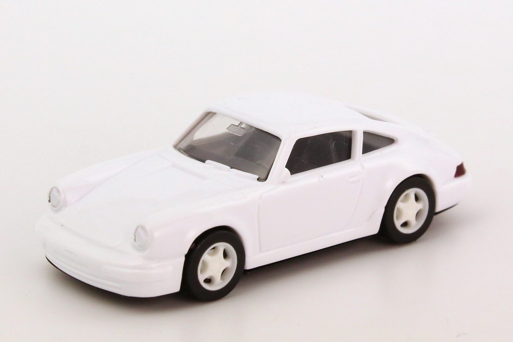 Foto 1:87 Porsche 911 Carrera 2 Cup-Version weiß, Felgen weiß euromodell