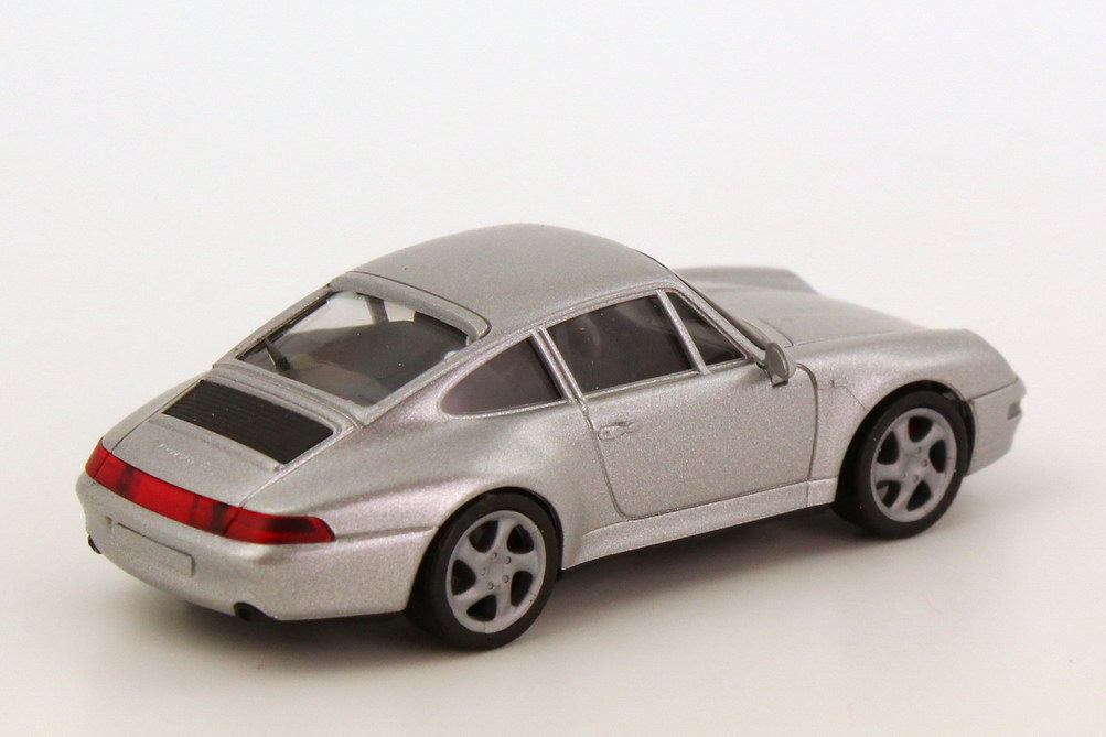 Foto 1:87 Porsche 911 Carrera 4S (993) silber-met., IA schwarz herpa 031943