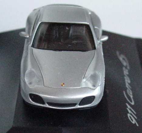 Foto 1:87 Porsche 911 Carrera 4S (996) silber-met. Werbemodell herpa WAP02203712