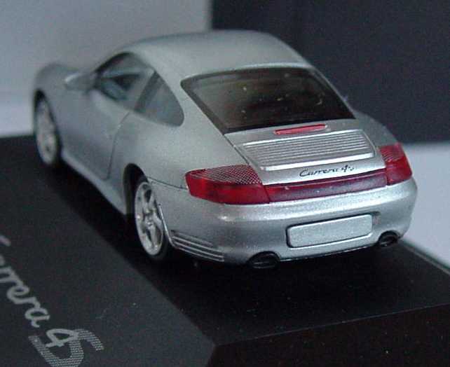 Foto 1:87 Porsche 911 Carrera 4S (996) silber-met. Werbemodell herpa WAP02203712