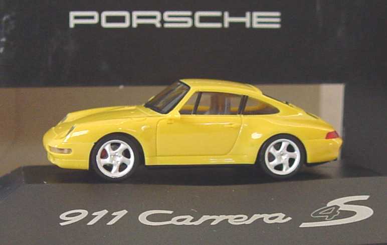 Foto 1:87 Porsche 911 Carrera 4S gelb (Porsche) herpa WAP022004