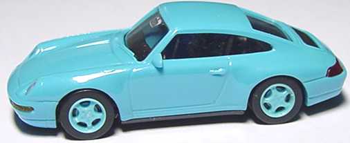 Foto 1:87 Porsche 911 Carrera 4 (993) hellblau, Felgen hellblau euromodell 00399