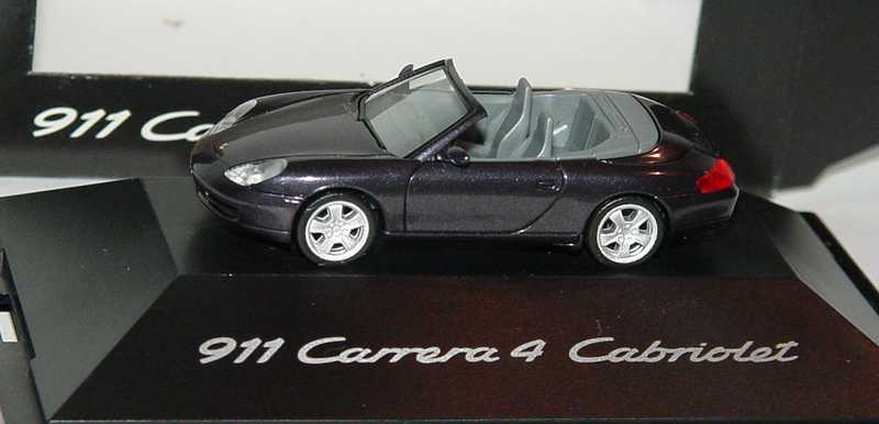 Foto 1:87 Porsche 911 Carrera 4 Cabrio (996) vesuvio-met. (Porsche) herpa WAP02203099