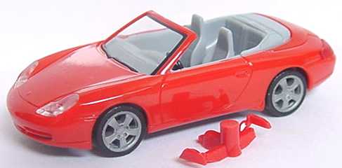 Foto 1:87 Porsche 911 Carrera (996) Cabrio Facelift rot herpa 022675