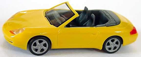 Foto 1:87 Porsche 911 Carrera (996) Cabrio gelb herpa 022552