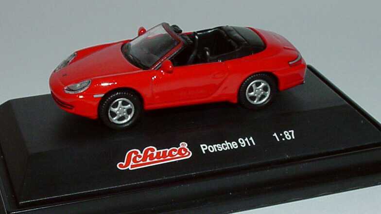 Foto 1:87 Porsche 911 Carrera (996) Cabrio rot Schuco