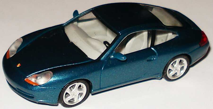 Foto 1:87 Porsche 911 Carrera (996) lagunenblau-met. herpa 101110