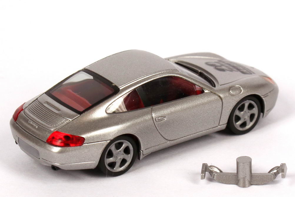 Foto 1:87 Porsche 911 Carrera (996) silber-met. 20 Jahre Herpa, Felgen grau herpa