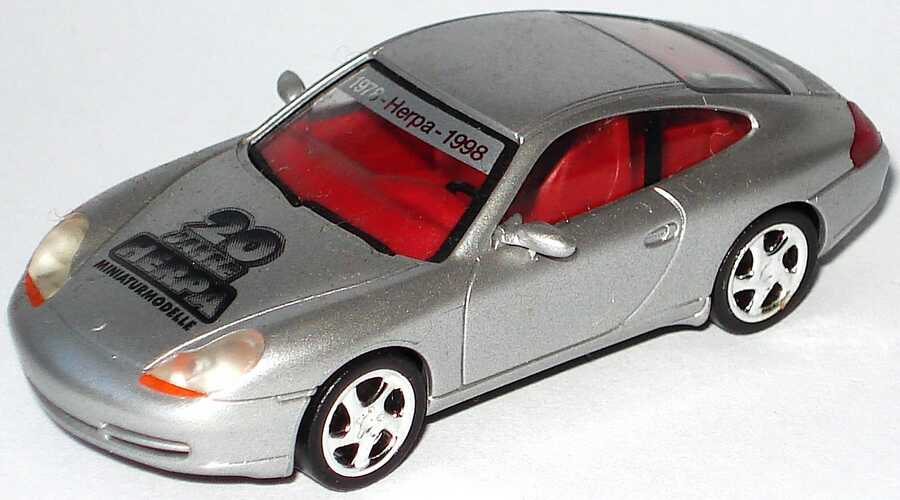 Foto 1:87 Porsche 911 Carrera (996) silber-met. 20 Jahre Herpa herpa