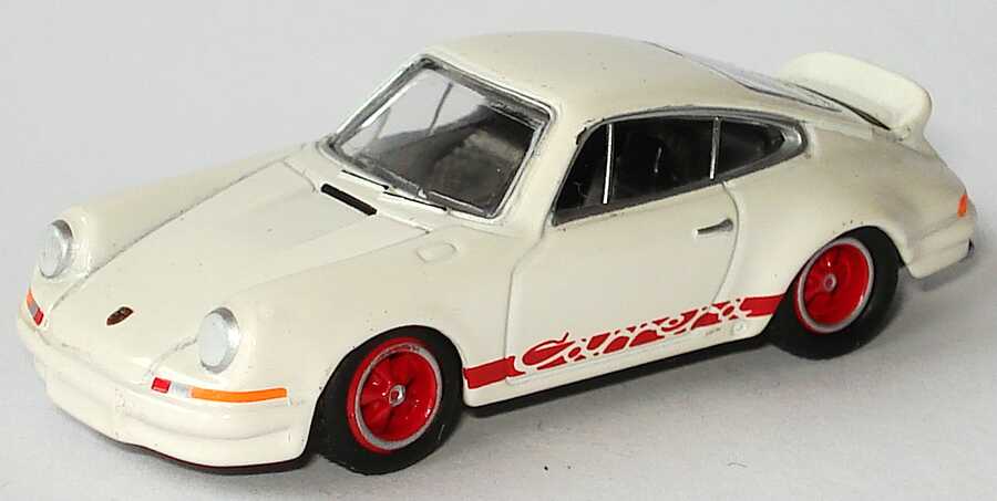 Foto 1:87 Porsche 911 Carrera RS 2,7 weiß/rot BUB 08600