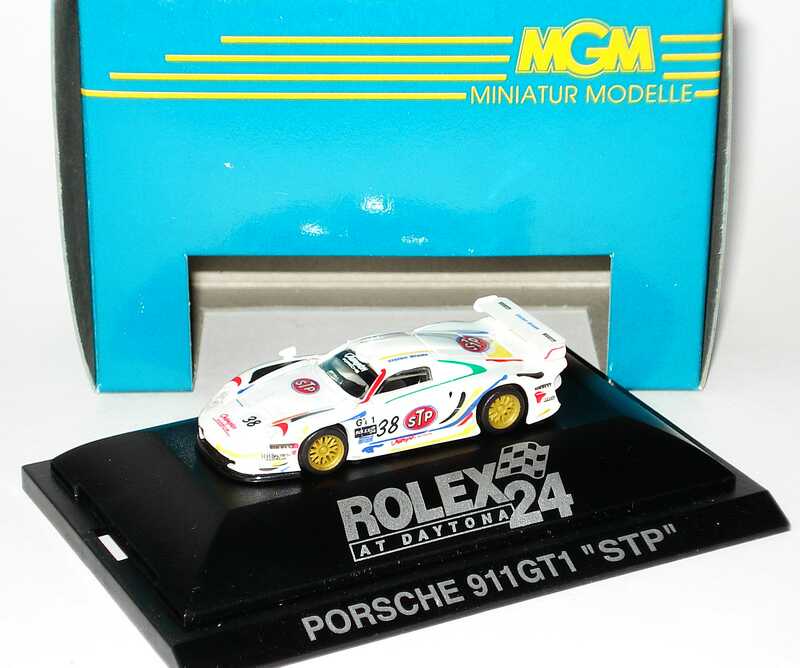 Foto 1:87 Porsche 911 GT1 Rolex 24 At Daytona 1998 Champion Motors, STP Nr.38, Boutsen / Pilgrim / Kelleners MGM 4017p