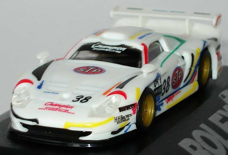 Foto 1:87 Porsche 911 GT1 Rolex 24 At Daytona 1998 Champion Motors, STP Nr.38, Boutsen / Pilgrim / Kelleners MGM 4017p