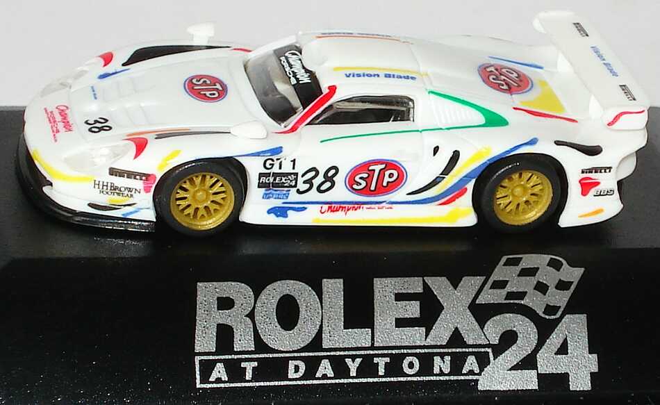 Foto 1:87 Porsche 911 GT1 Rolex 24 At Daytona 1998 Champion Motors, STP Nr.38, Boutsen / Pilgrim / Kelleners MGM 4017p