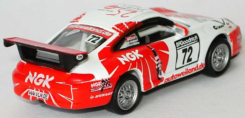Foto 1:87 Porsche 911 GT3 Cup (996) Langstreckenpokal 2004 NGK, Weiland Nr.72, Weiland/Bugs Bunny (Yerna) Schuco 25012